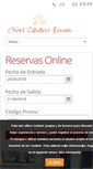 Mobile Screenshot of hotelcaballeroerrante.com